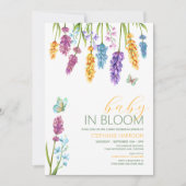 Baby in Bloom Wildflower Baby shower Kaart (Voorkant)