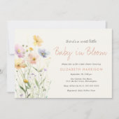 Baby in Bloom Wildflower Baby shower Kaart (Voorkant)