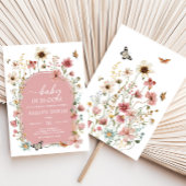 Baby in Bloom Wildflower Baby shower Kaart