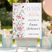 Baby in Bloom Wildflower Baby shower Perfect Poster