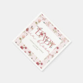 Baby in Bloom Wildflower Baby shower Servet (Hoek)