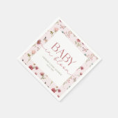 Baby in Bloom Wildflower Baby shower Servet (Hoek)