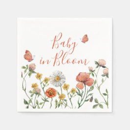 Baby in Bloom Wildflower baby shower Servet