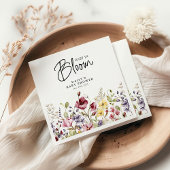Baby in Bloom Wildflower Baby shower Servet