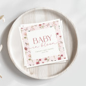 Baby in Bloom Wildflower Baby shower Servet