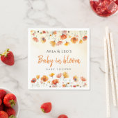 Baby in Bloom Wildflower Baby shower servet (Insitu)