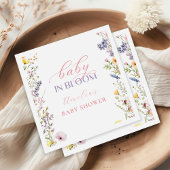 Baby in Bloom Wildflower Baby shower servetten