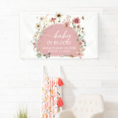 Baby in Bloom Wildflower Baby shower Spandoek (Insitu)