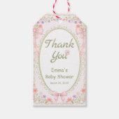 Baby in Bloom Wildflower Baby Shower Thank You Cadeaulabel (Voorkant)