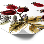 Baby in Bloom Wildflower Baby shower Welkom Poster (Hoek)