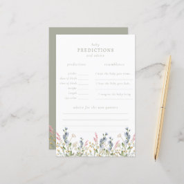 Baby in Bloom Wildflower Baby Voorspellingen Spel