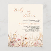 Baby in bloom wildflower beige budget douche (Voorkant)