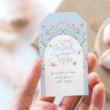 Baby in Bloom Wildflower Blue Boy Baby shower