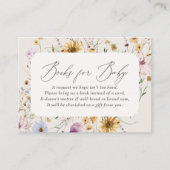 Baby in Bloom Wildflower Boeken voor Baby Informatiekaartje (Voorkant)
