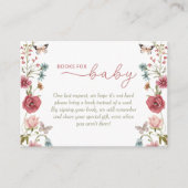 Baby in Bloom Wildflower Boeken voor Baby Informatiekaartje (Voorkant)