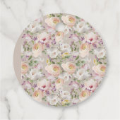 Baby in Bloom Wildflower Boho Baby shower Bedankjes Labels (Achterkant)