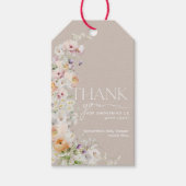 Baby in Bloom Wildflower Boho Baby shower Cadeaulabel (Voorkant)