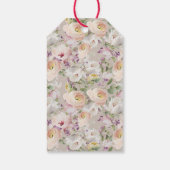 Baby in Bloom Wildflower Boho Baby shower Cadeaulabel (Achterkant)