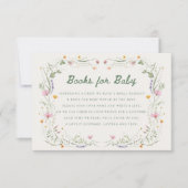 Baby in Bloom Wildflower Books for Baby Card Kaart (Voorkant)