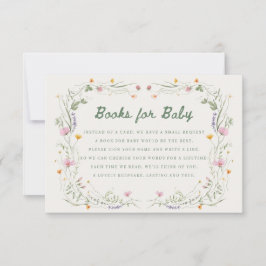 Baby in Bloom Wildflower Books for Baby Card Kaart