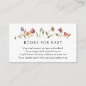 Baby in Bloom Wildflower Books for Baby Request Informatiekaartje (Voorkant)
