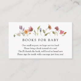 Baby in Bloom Wildflower Books for Baby Request Informatiekaartje