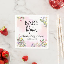 Baby in Bloom Wildflower Cocktail servet