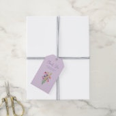 Baby in Bloom Wildflower Garden Baby shower Cadeaulabel (Met Touw)