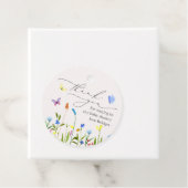  Baby in Bloom Wildflower Hartelijk dank Bedankjes Labels (In situ)