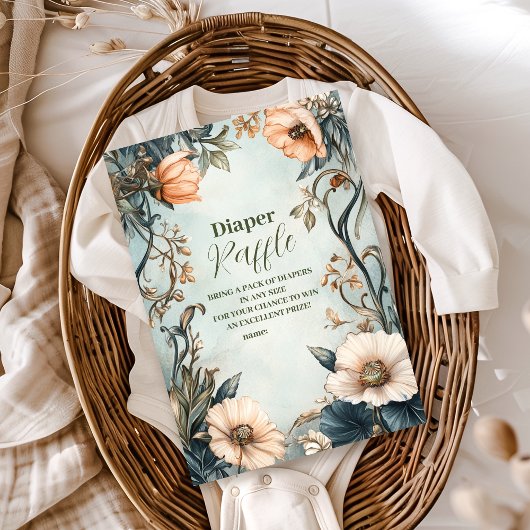 Baby in Bloom Wildflower Informatiekaartje