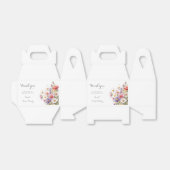 Baby in Bloom WildFlower Lila Baby shower Bedankdoosjes (Uitgevouwen)