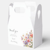 Baby in Bloom WildFlower Lila Baby shower Bedankdoosjes (Geopend)