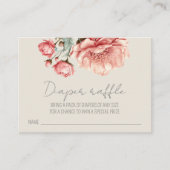 Baby in Bloom WildFlower Lila Baby shower Informatiekaartje (Voorkant)