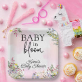 Baby in Bloom Wildflower Papier Bord (Feest)