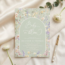 Baby In Bloom Wildflower QR Salie Groene Baby Show