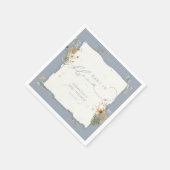 Baby in Bloom Wildflower Schattige Baby shower Servet (Hoek)