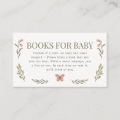 Baby in Bloom Wildflower Shower Books for Baby Informatiekaartje (Voorkant)
