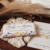 Baby in Bloom Wildflower Snoep Bar Wrapper Flyer