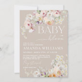 Baby in Bloom Wildflower Spring Baby shower Kaart (Voorkant)