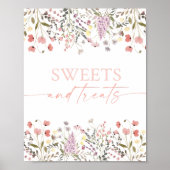 Baby In Bloom Wildflower Sweets and Treats Teken Poster (Voorkant)