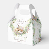 Baby in Bloom Woodland Bloemen Baby Meisje Douche Bedankdoosjes (Achterkant)