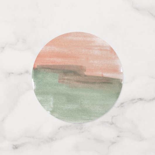 Baby in Bloom Wrapping Paper voor Baby shower Confetti (Kleine voorkant)