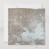 Baby in Bloom Yellow Paars Baby shower Invitation (Achterkant)