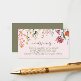 Baby in Boeken voor Baby Tickets Enclosure Informatiekaartje