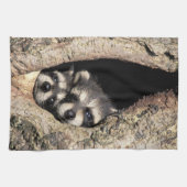 Baby in boomholte Procyon Theedoek (Horizontaal)