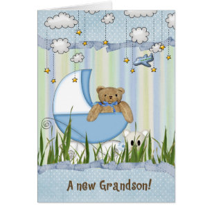 Baby in Buggy voor New Grandson