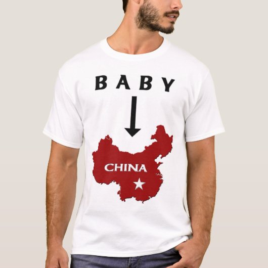 Baby in China T-shirt (Voorkant)