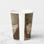 Baby in Cradle Papieren Bekers (Links)