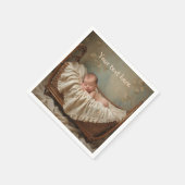 Baby in Cradle Servet (Hoek)