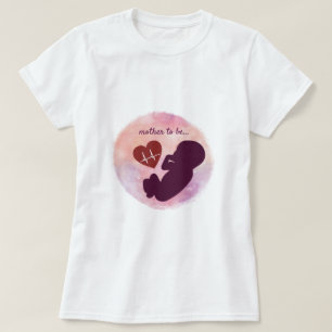 Baby in de baarmoeder te zijn T-shirt